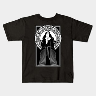 Dramabite Art Nouveau priestess tarot Kids T-Shirt